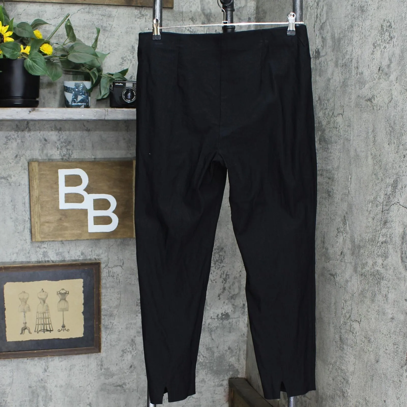 Charter Club Women's Chelsea Tummy Control Skinny Leg Ankle Pants Black 14