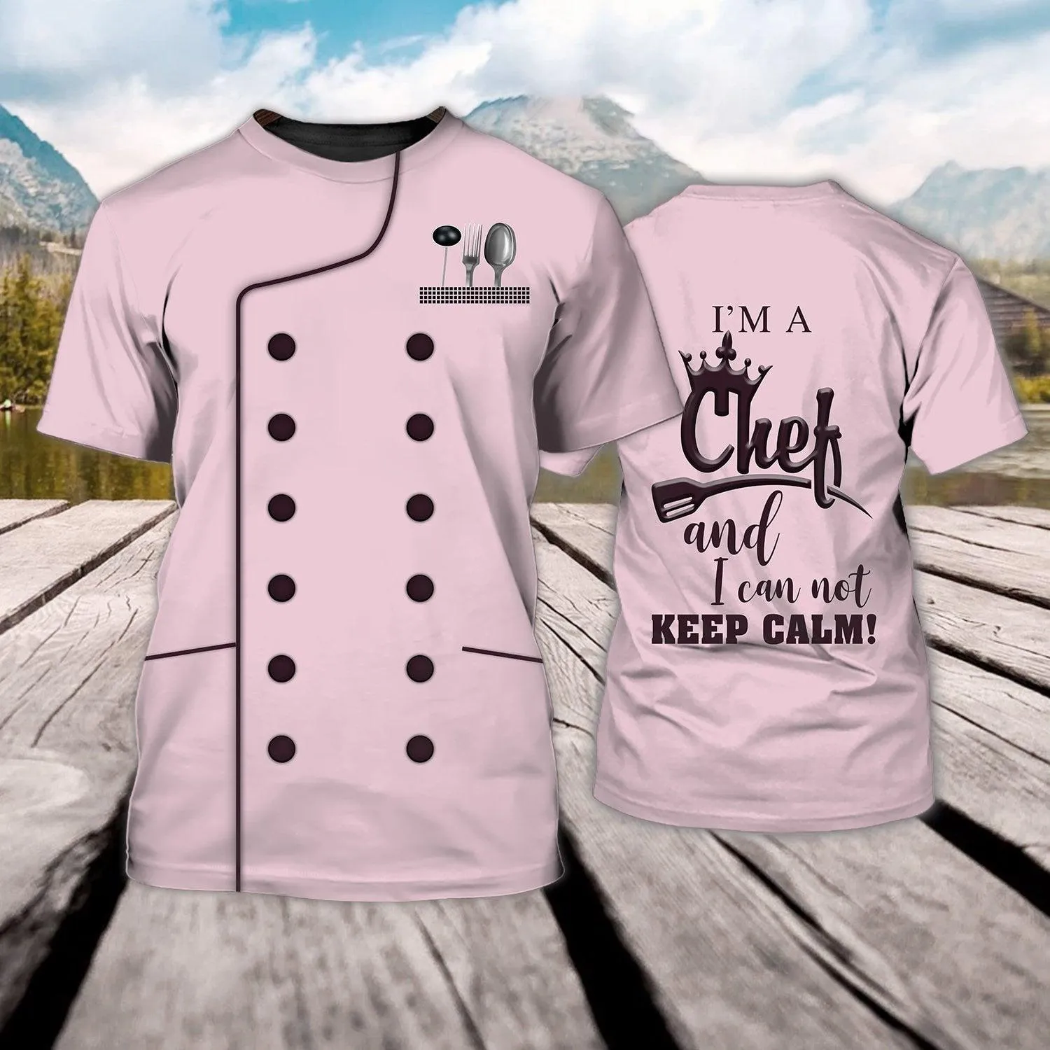Chef Shirt T-shirtShort Sleeve