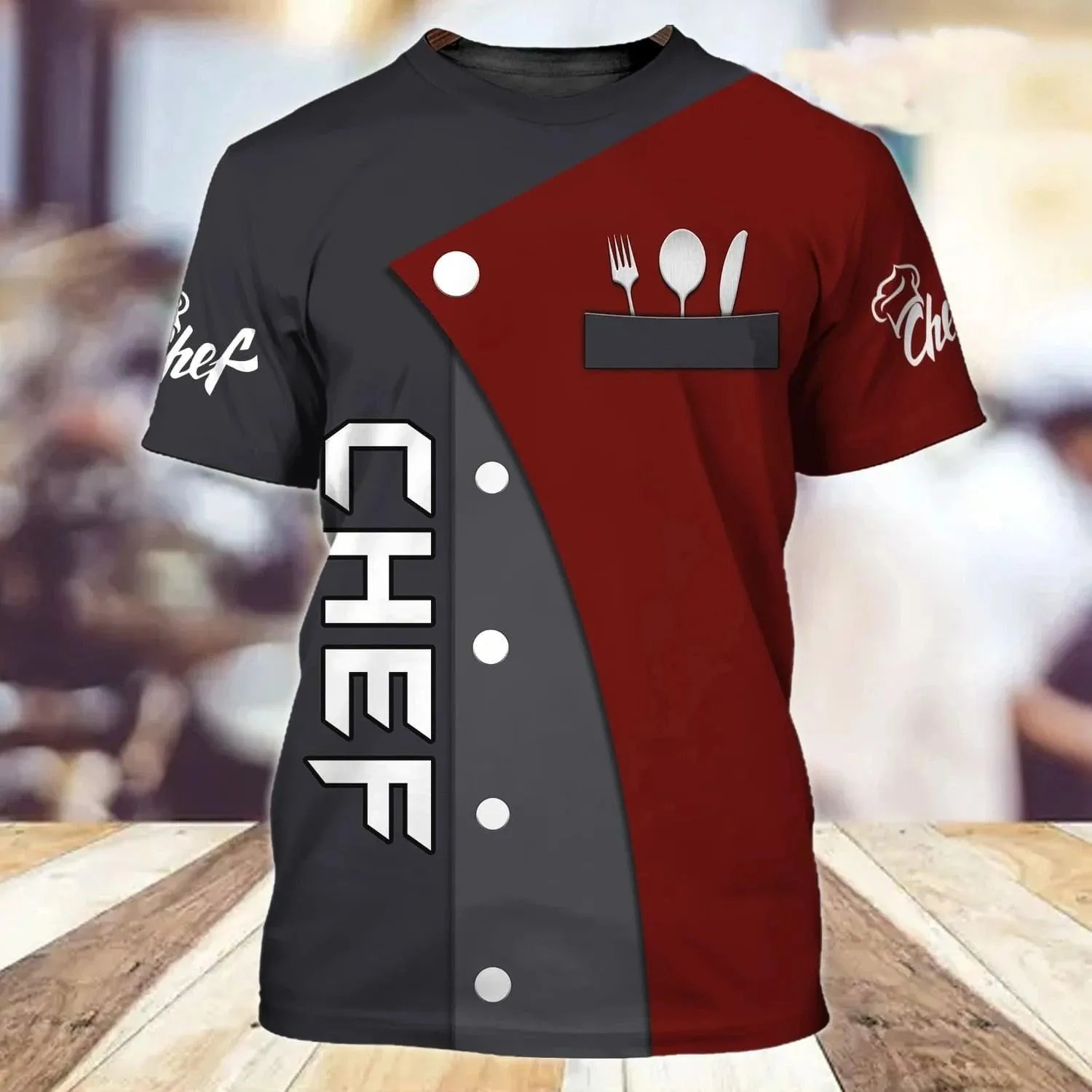 Chef Shirt T-shirtShort Sleeve