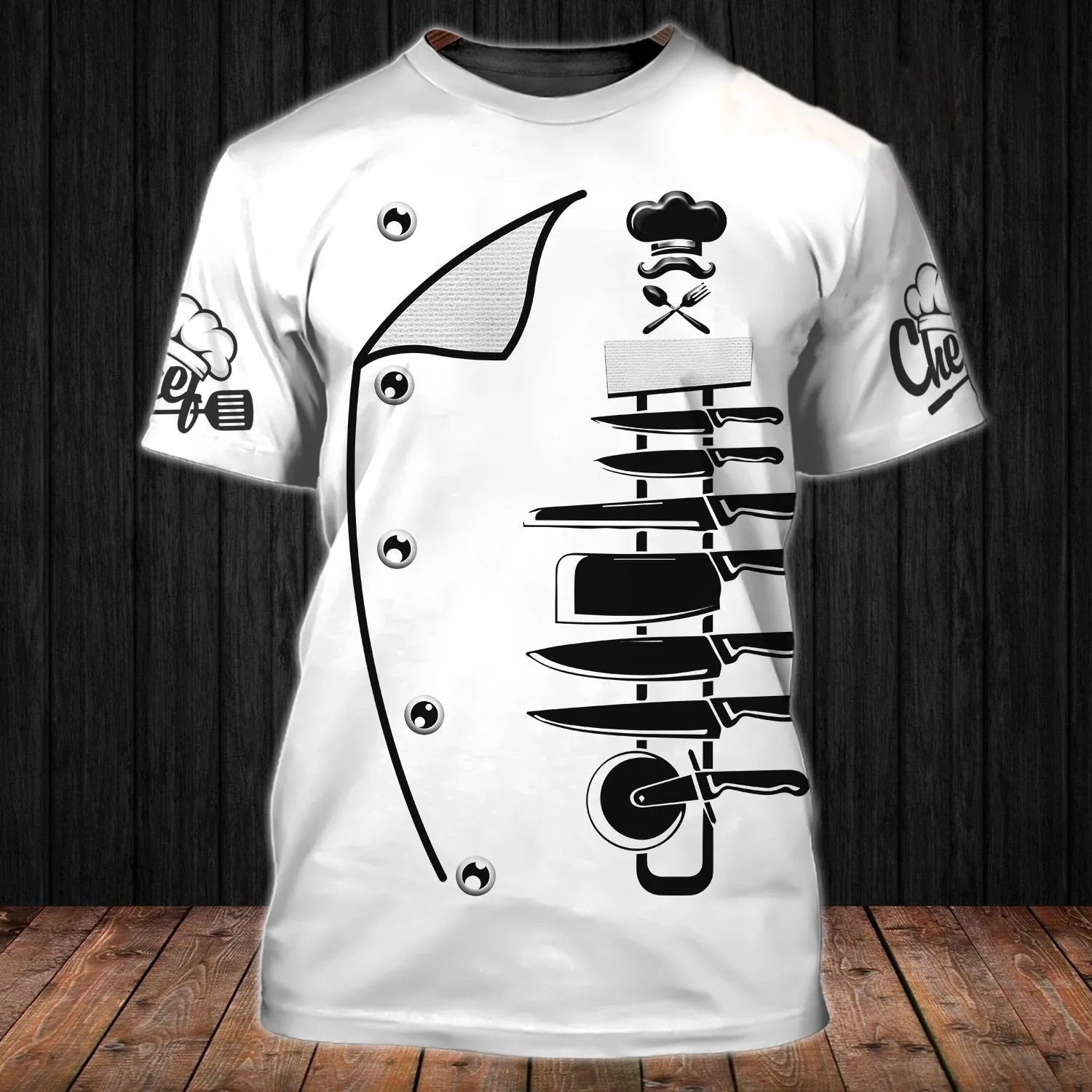 Chef Shirt T-shirtShort Sleeve