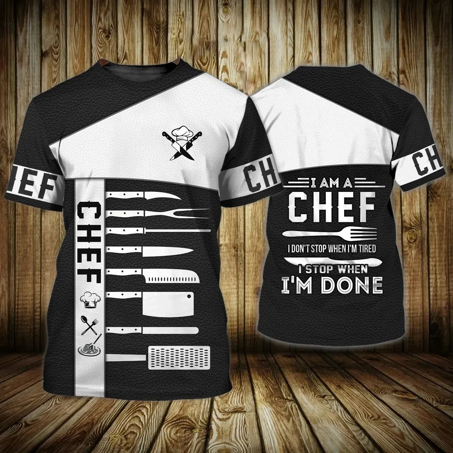 Chef Shirt T-shirtShort Sleeve