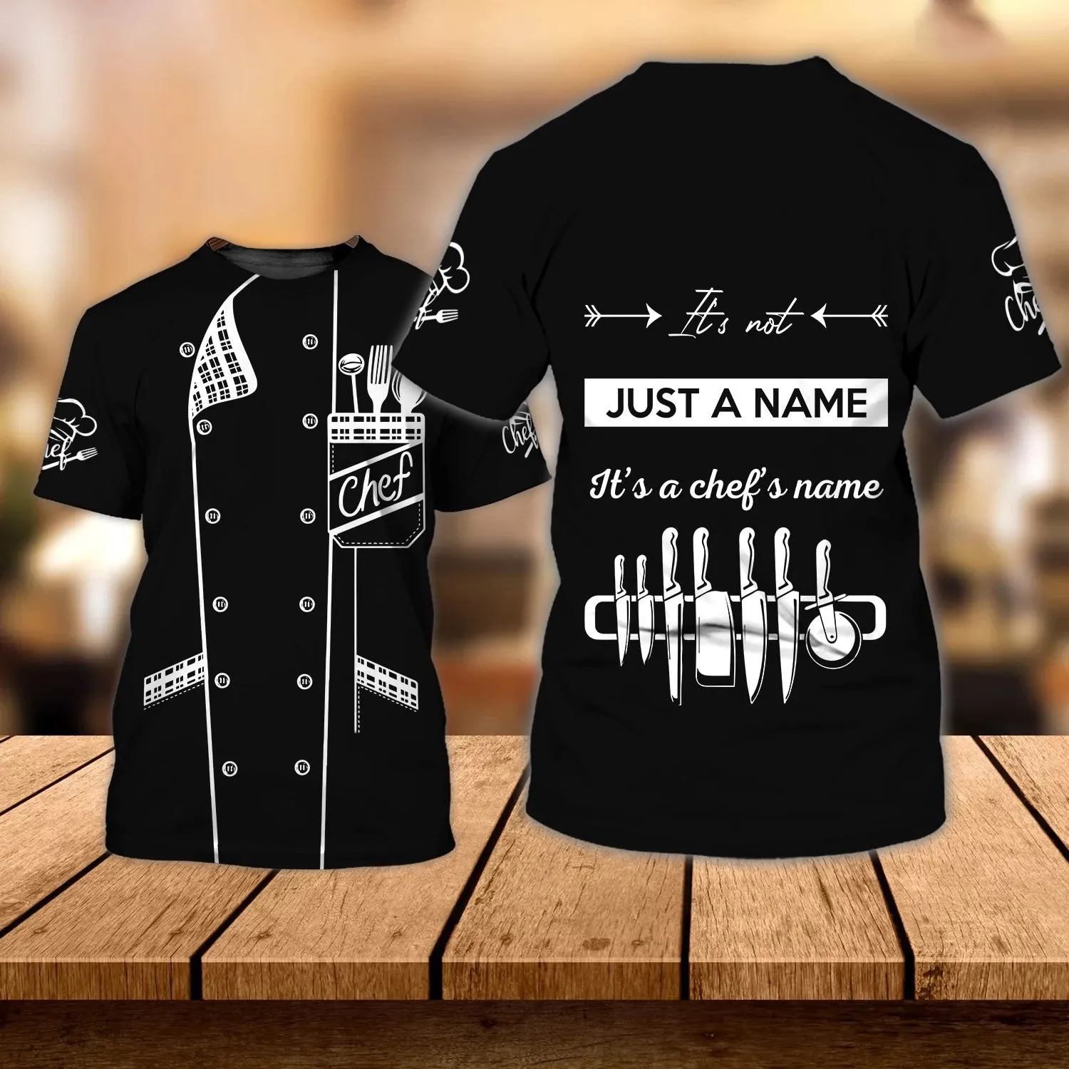 Chef Shirt T-shirtShort Sleeve