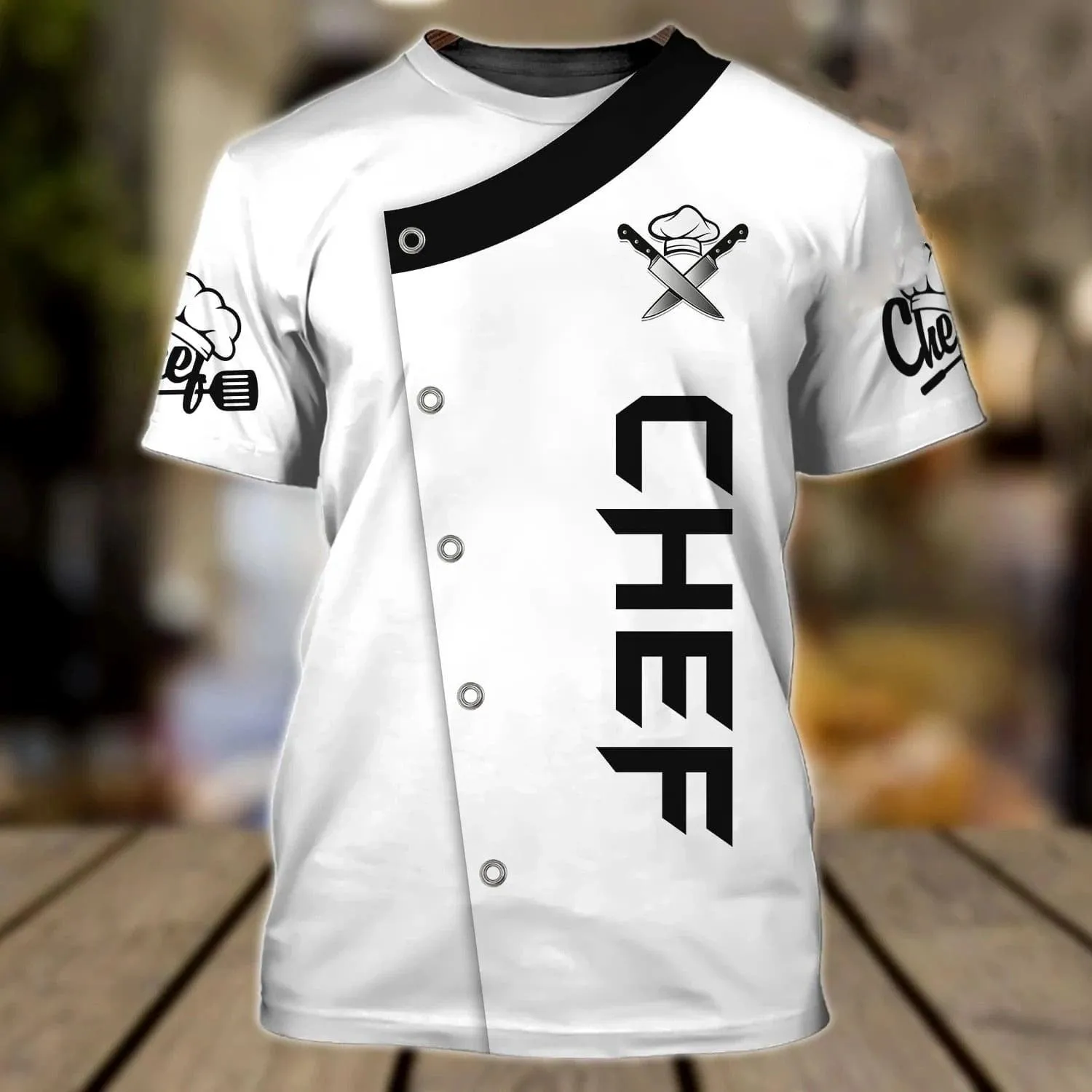 Chef Shirt T-shirtShort Sleeve