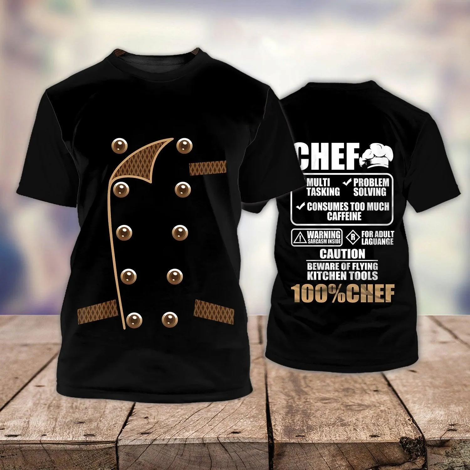 Chef Shirt T-shirtShort Sleeve