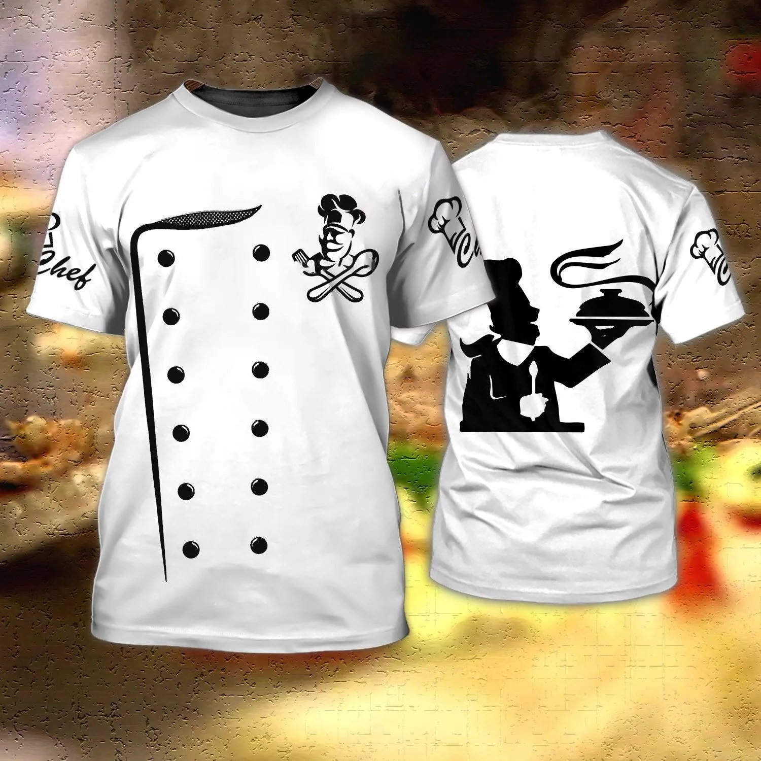 Chef Shirt T-shirtShort Sleeve