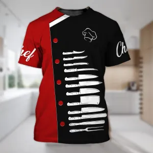 Chef Shirt T-shirtShort Sleeve