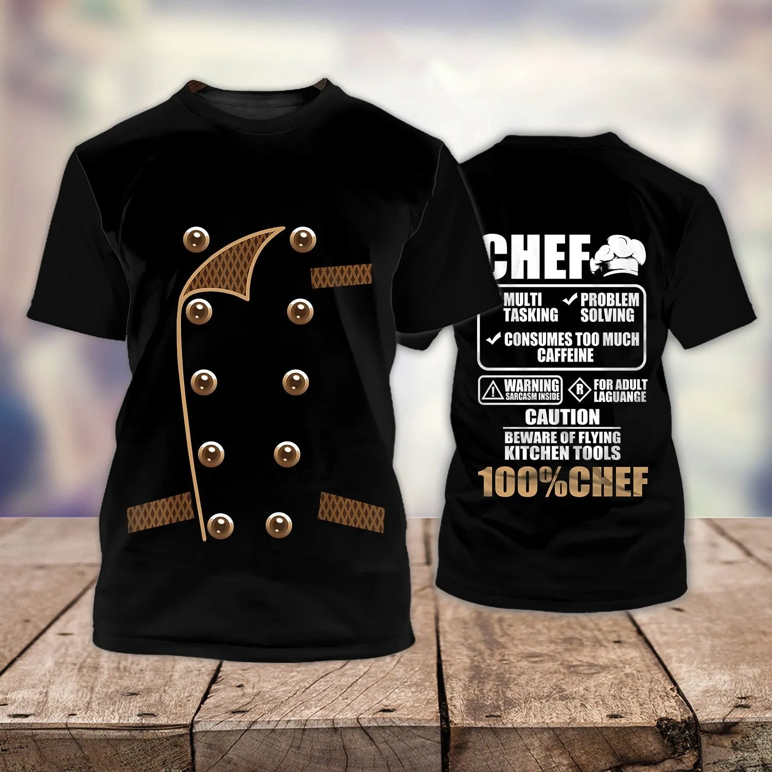 Chef Shirt T-shirtShort Sleeve