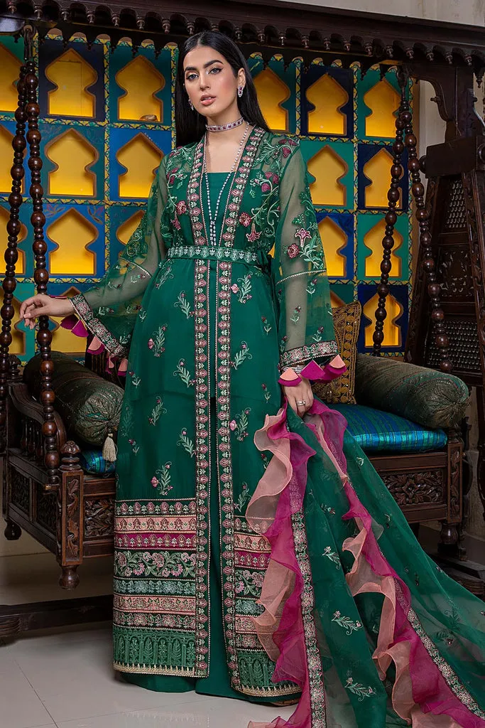 CHM-01 | Charizma Chimmer Chiffon Collection 2022 Vol 1 | Unstitched Embroidered Chiffon Suits