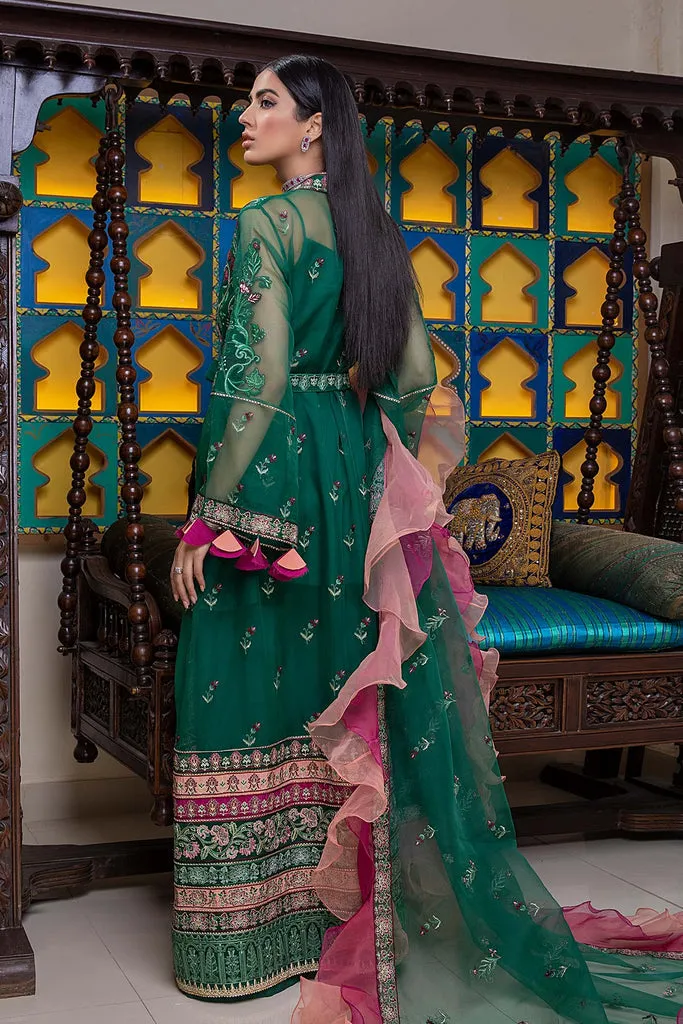 CHM-01 | Charizma Chimmer Chiffon Collection 2022 Vol 1 | Unstitched Embroidered Chiffon Suits