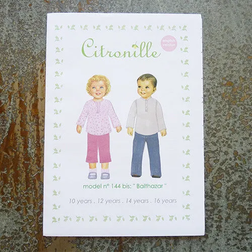 Citronille Patterns : Balthazar Teen's Top