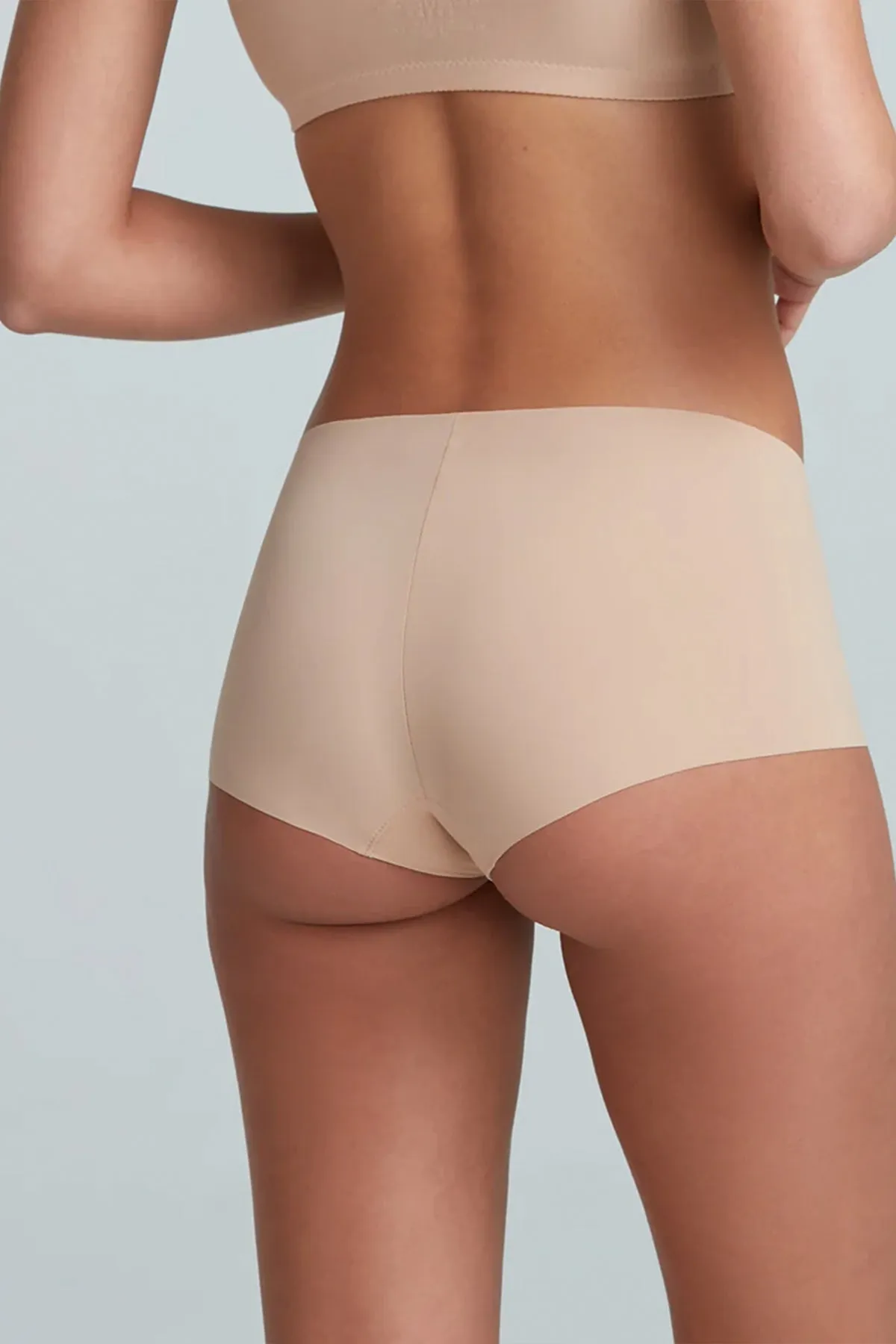 Classic Boyshort in Beige