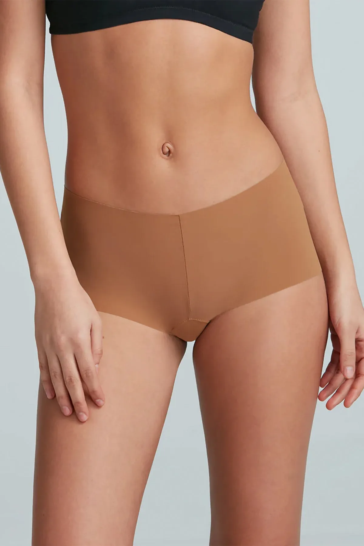 Classic Boyshort in Caramel