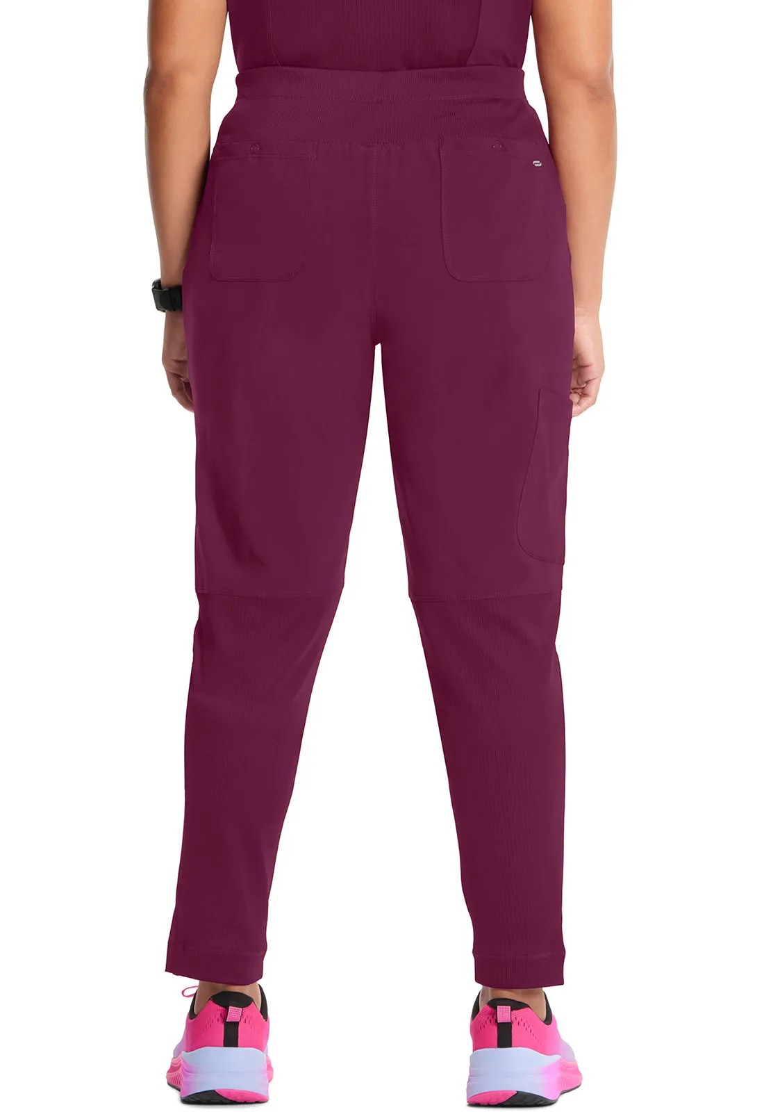 Classics CK067A High Rise Skinny Leg Pants Wine