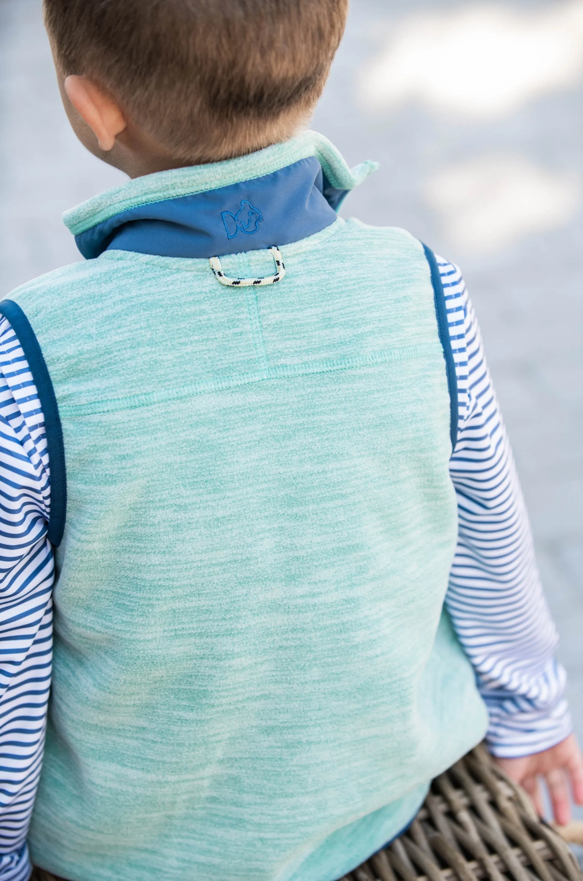 Colorblock Fleece Vest