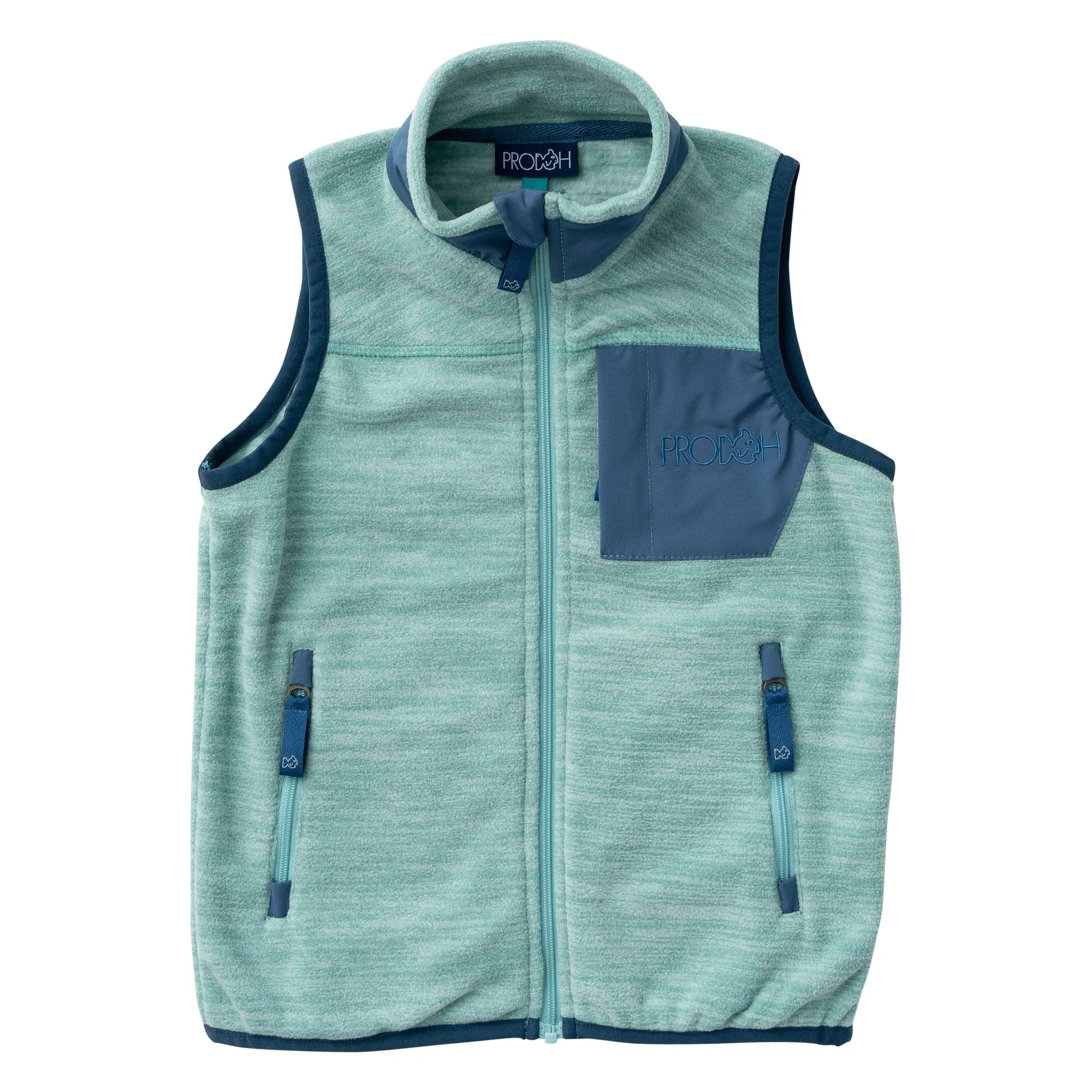 Colorblock Fleece Vest