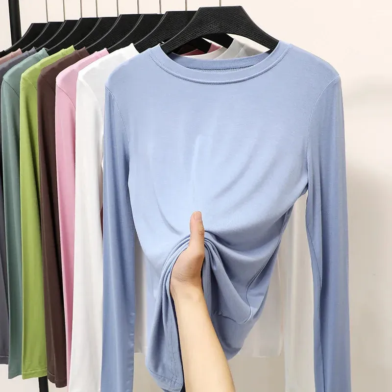CosyChic Mock Neck Tee für Damen