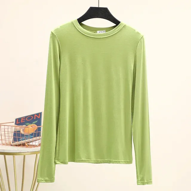 CosyChic Mock Neck Tee für Damen