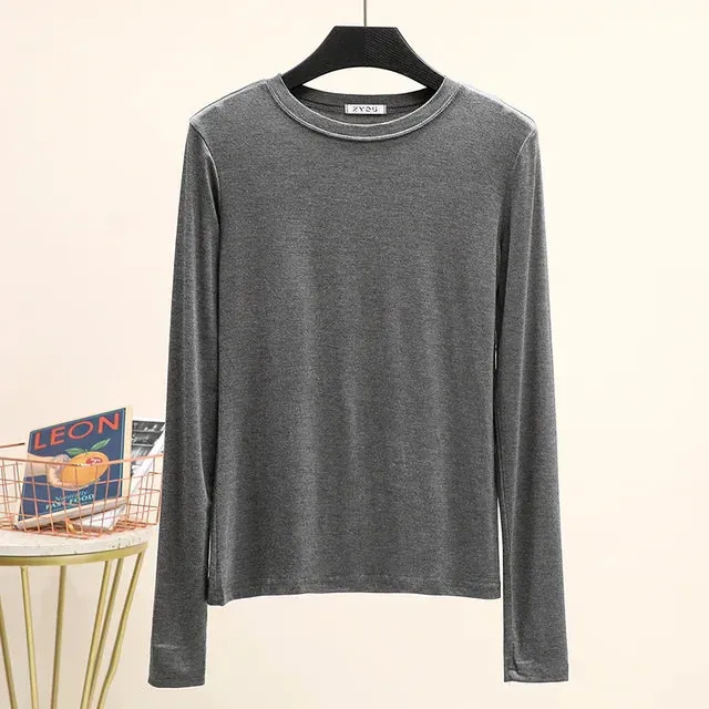 CosyChic Mock Neck Tee für Damen