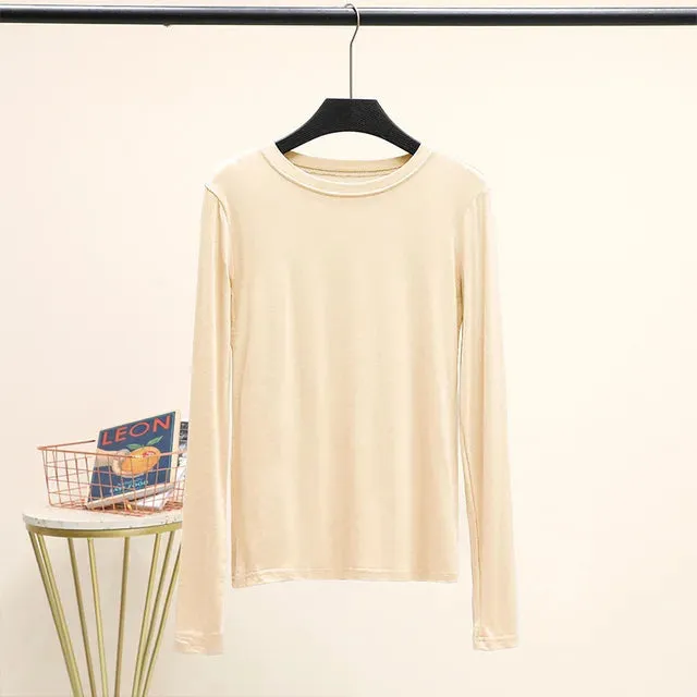 CosyChic Mock Neck Tee für Damen