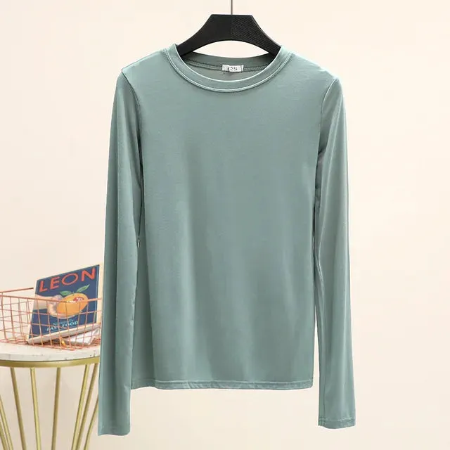 CosyChic Mock Neck Tee für Damen