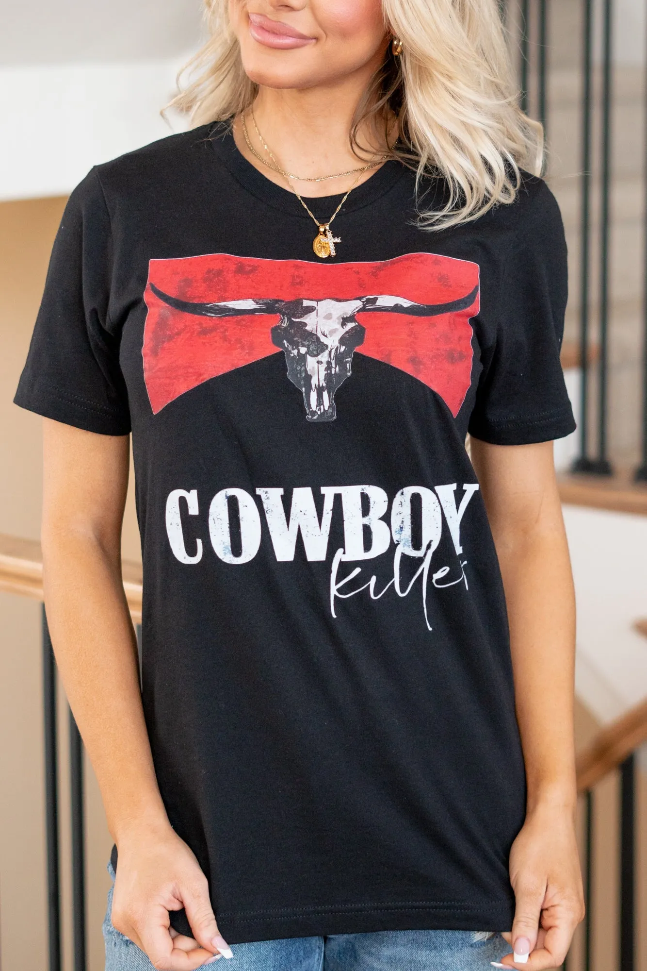 Cowboy Killer Graphic Tee - Black
