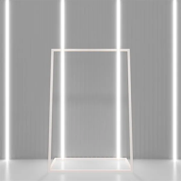 CR039 Garment Shop Display Clothes Hanging Rail Metal Rack