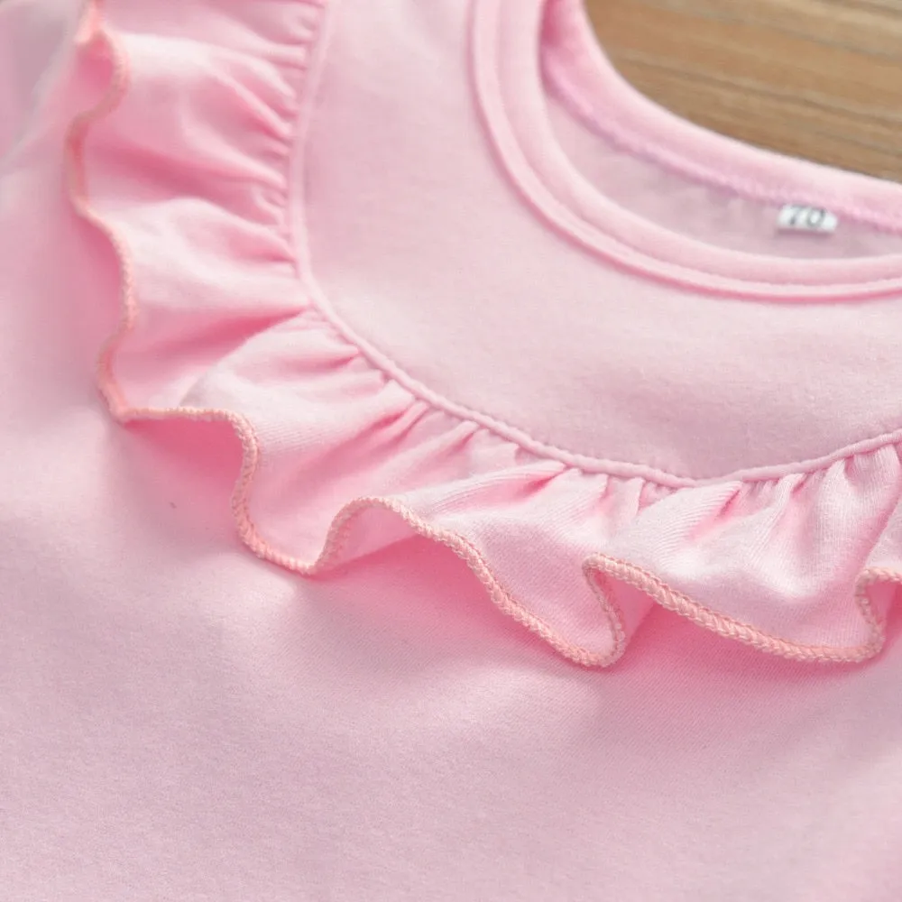 Cute Fold Ruffle