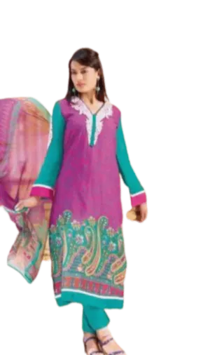 Dashing Deep Pink Color Unstitched Casualwear Suit Cotton Shirt Fabric