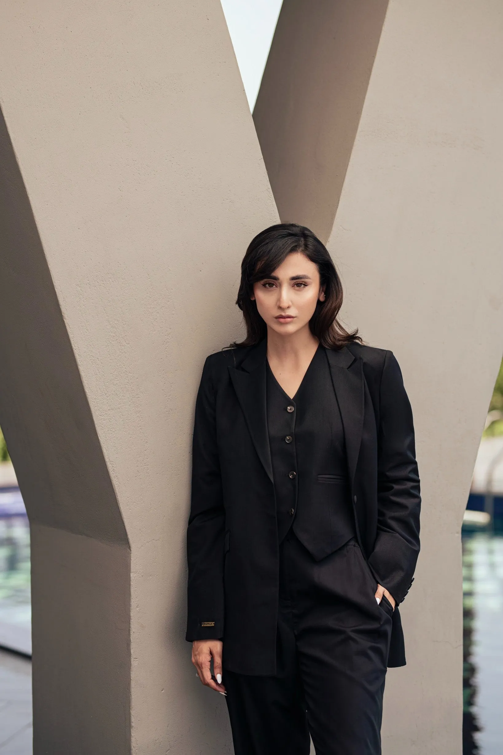 Deep Black - Oversized Suit