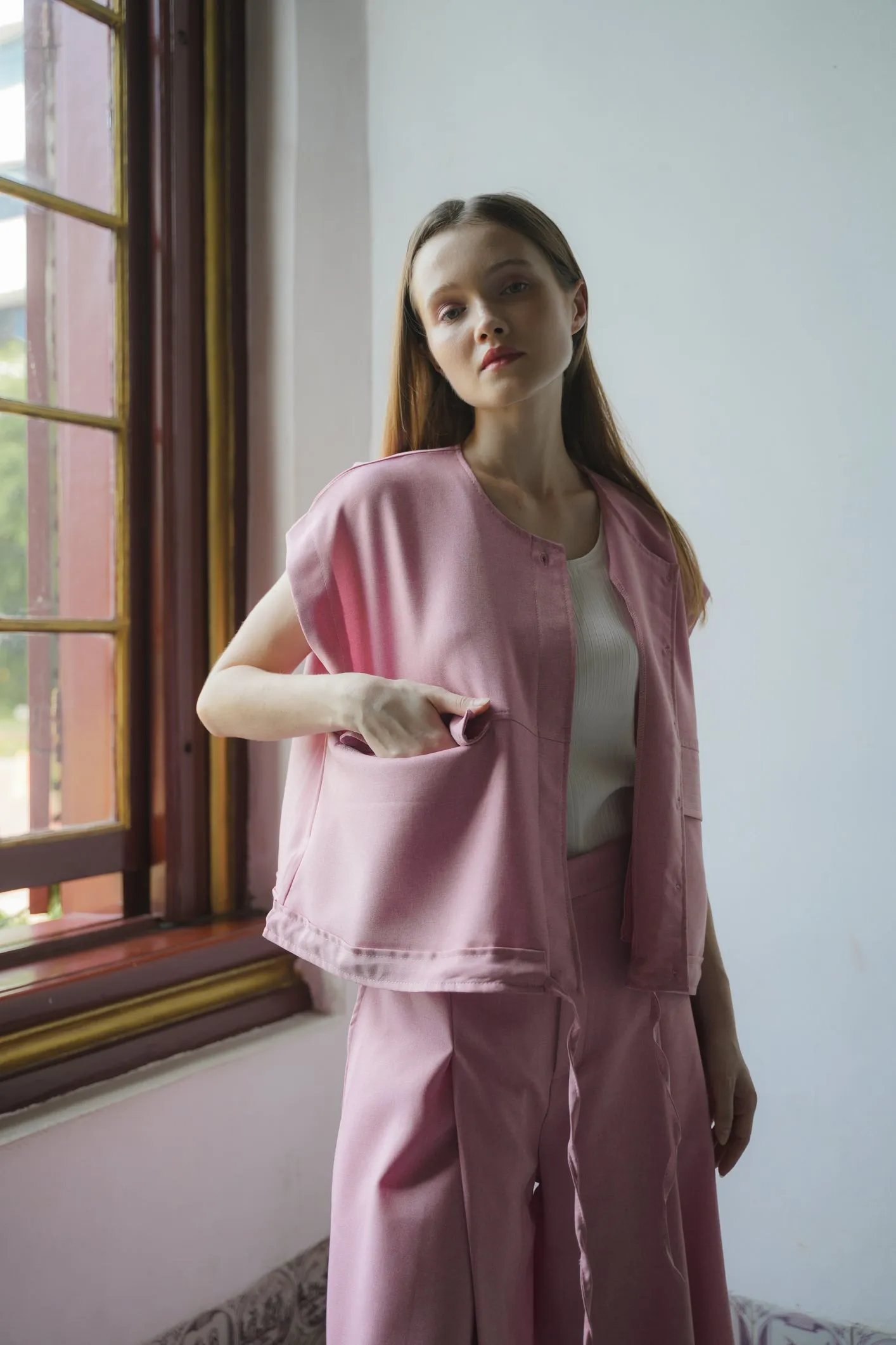 DEFECT 15% - MANDU IN GERANIUM PINK