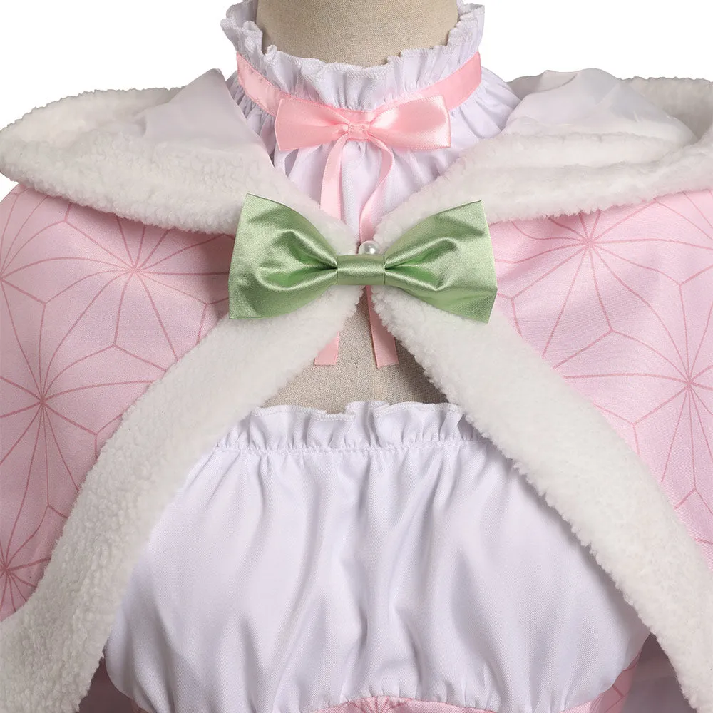 Demon Slayer Kamado Nezuko Christmas  Cosplay Costume Dress Outfits Halloween Carnival Suits
