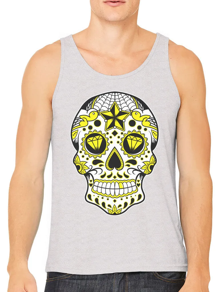 Dia De Los Muertos Sugar Skull Men's Tank Top
