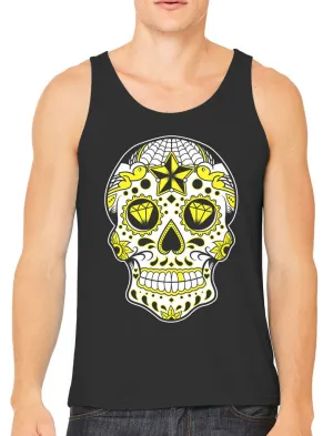 Dia De Los Muertos Sugar Skull Men's Tank Top