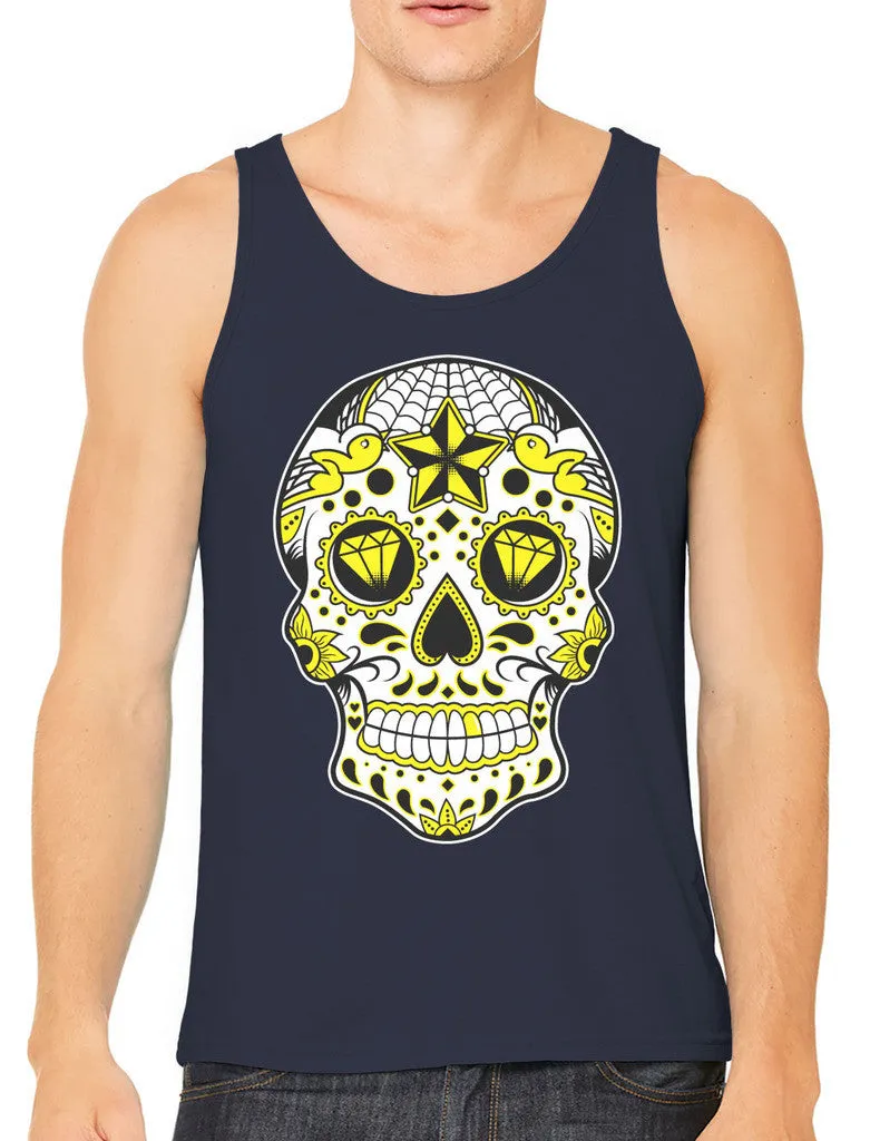 Dia De Los Muertos Sugar Skull Men's Tank Top