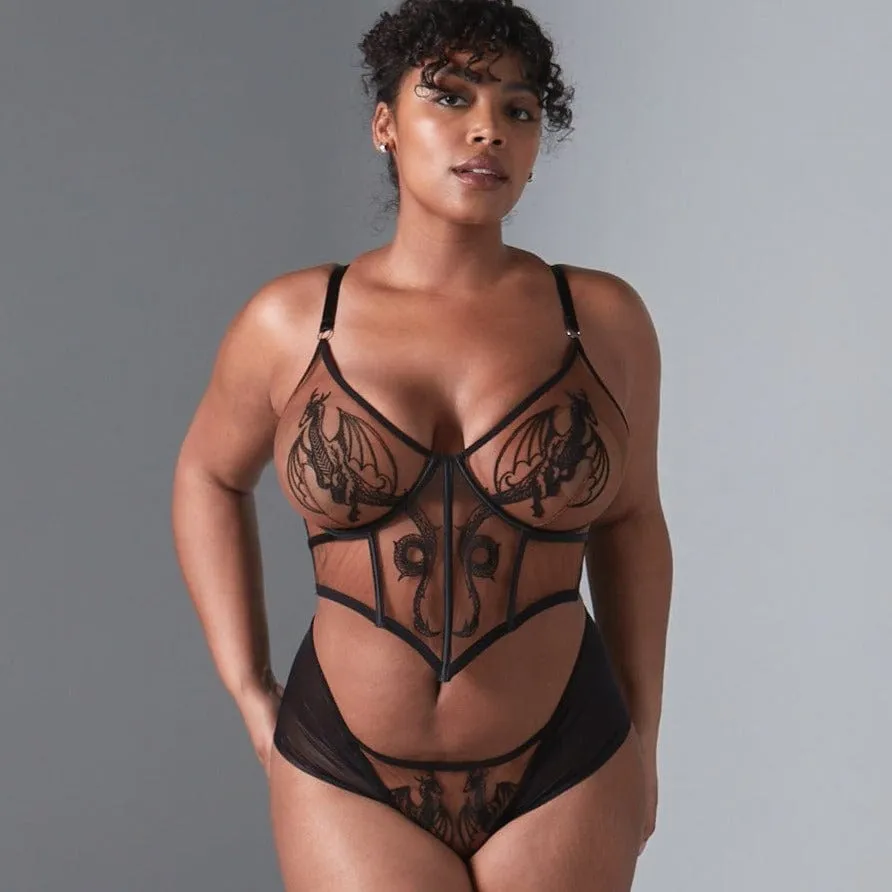Dracona Bikini - Black/Toffee