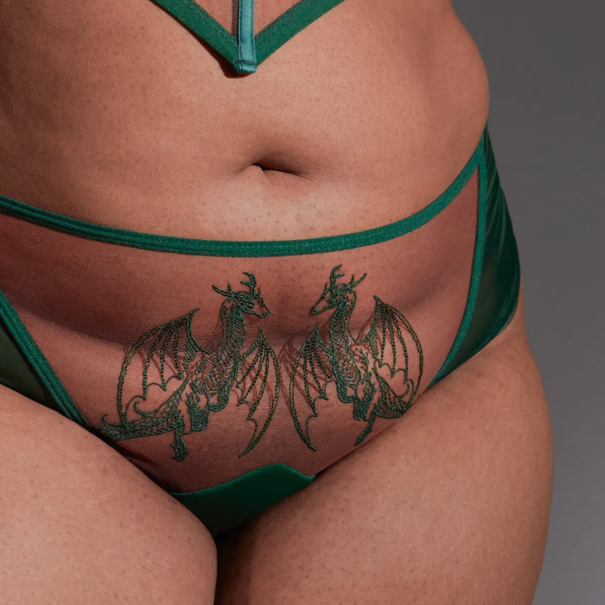 Dracona Bikini - Emerald/Toffee