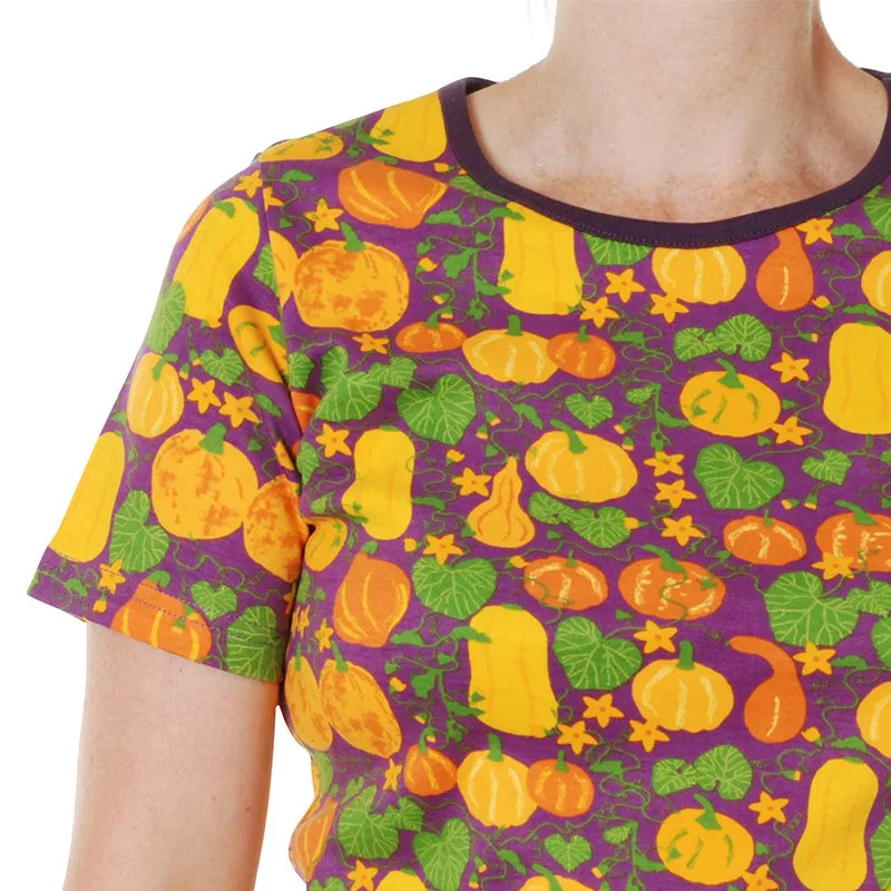 DUNS Sweden Adult Cucurbits T-Shirt - Bright Violet