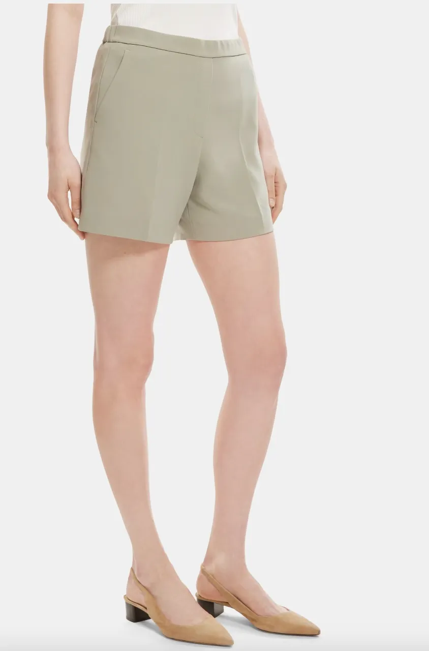 Easy Pull-On Short in Crepe
