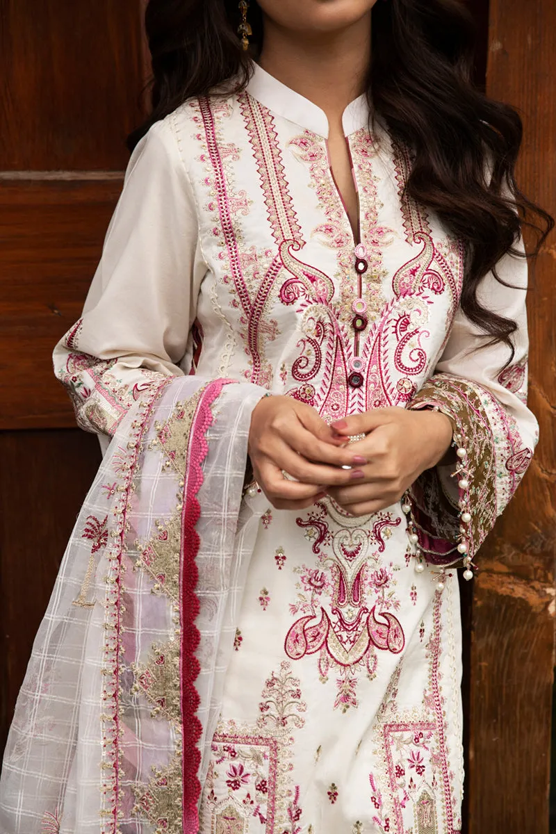 EB-02  SELAH | Qalamkar Rahi Luxury Festive Collection 2022 | Unstitched Embroidered Lawn Suits