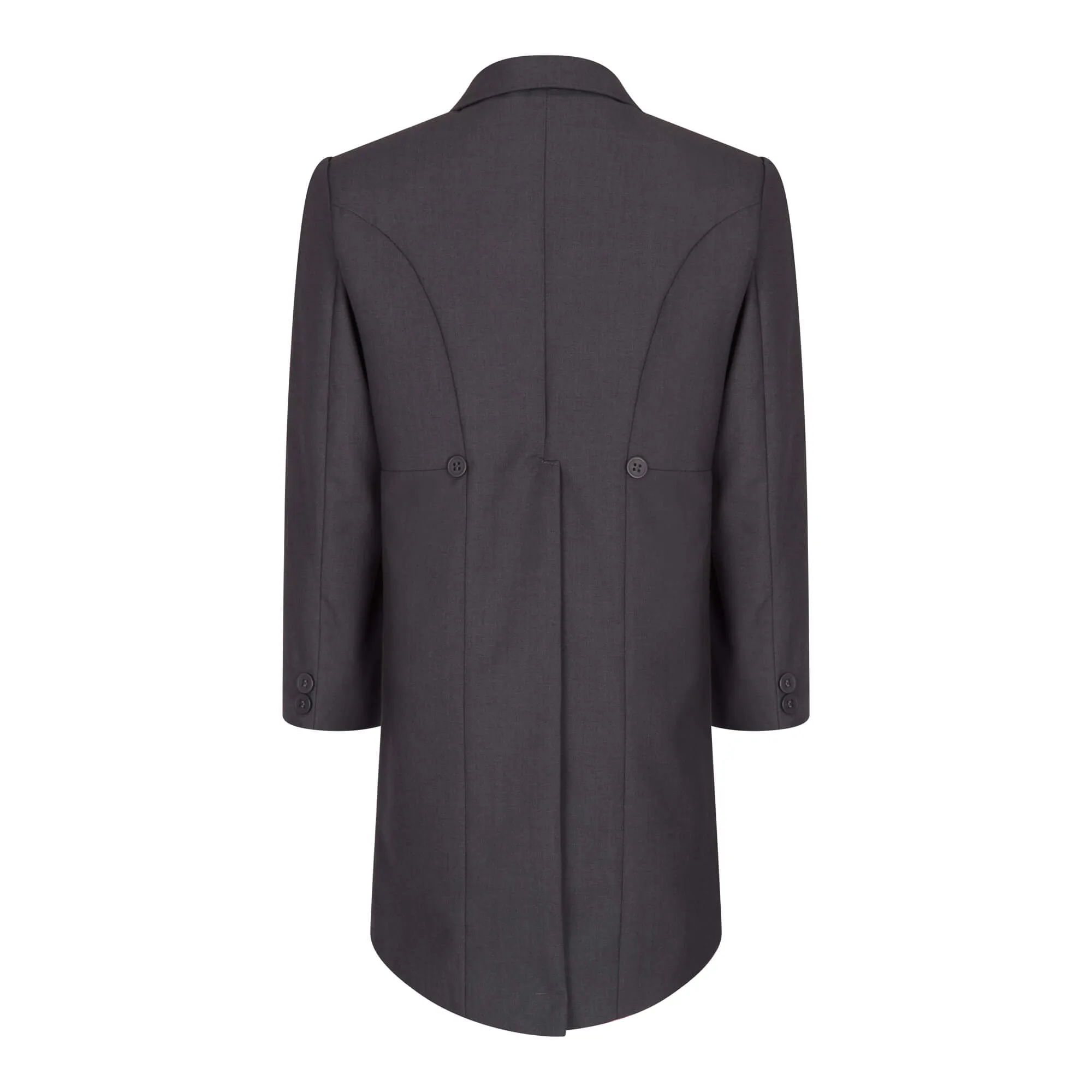Edward - 5 Piece Grey Tail Coat Suit