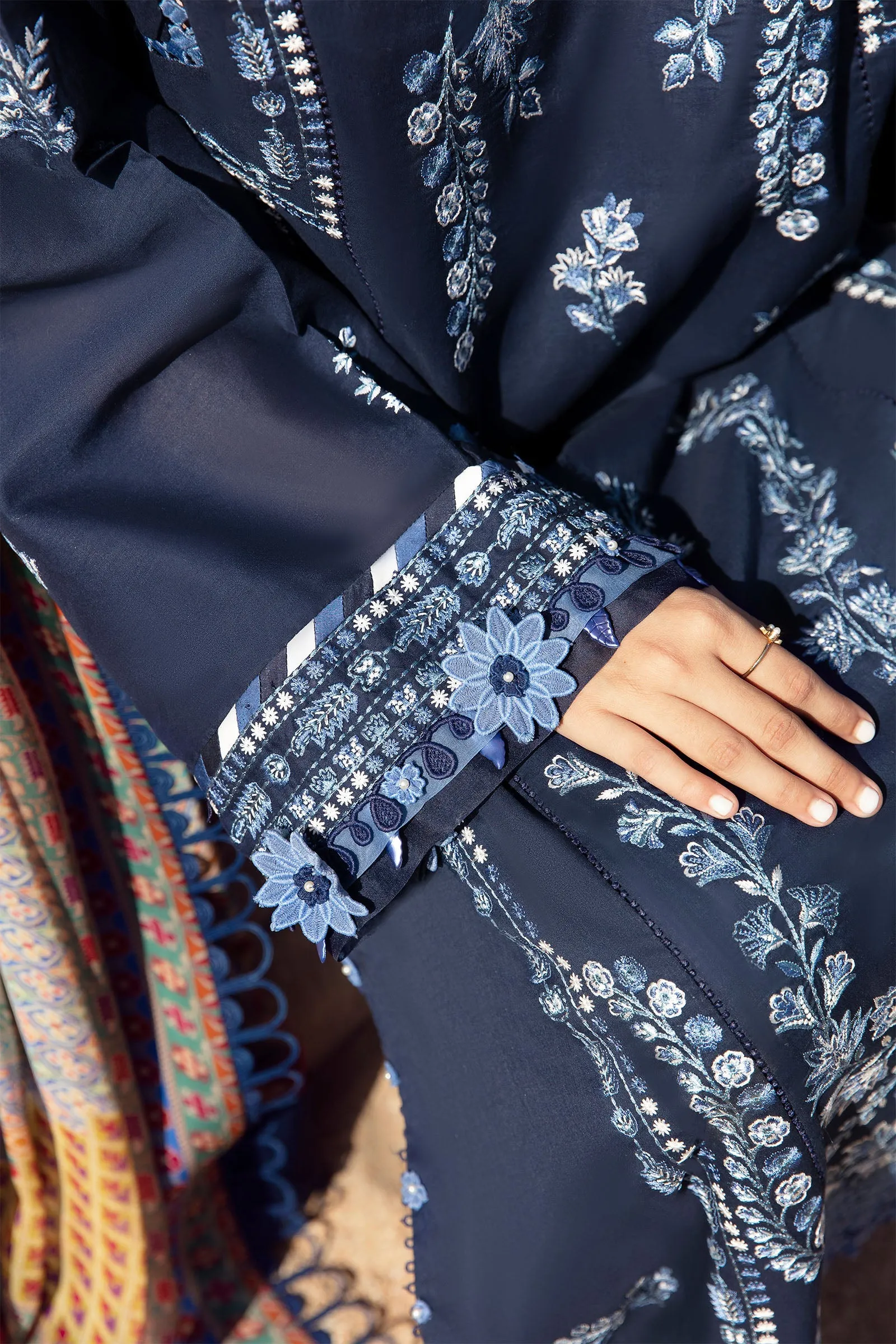 EIRA (ZL23-10 A) | Zaha Lawn Collection 2023 | Embroidered Unstitched Lawn Suits