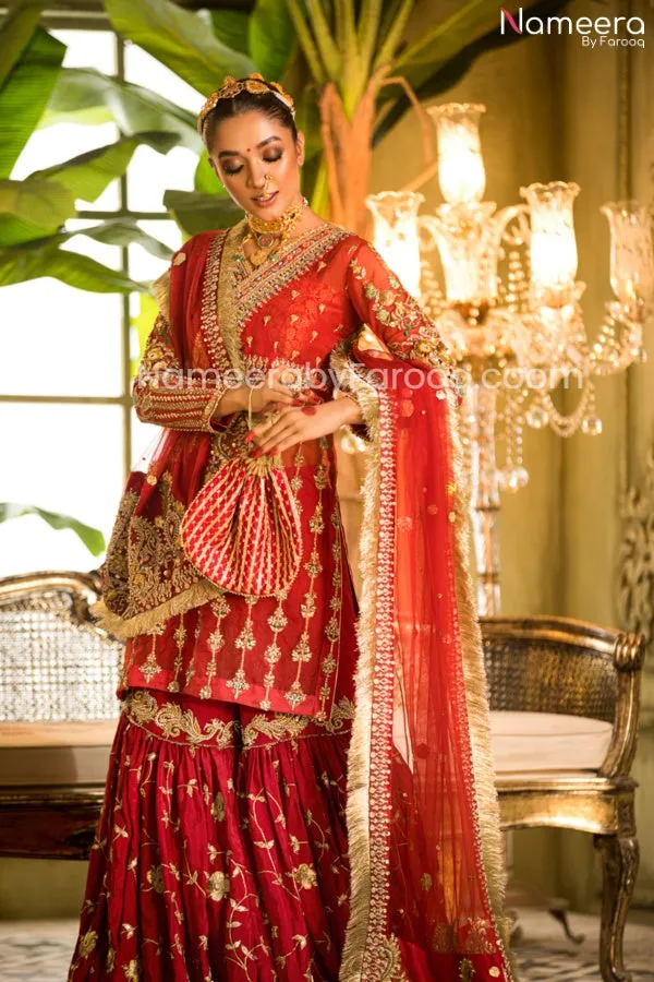 Endearing Pakistani Gharara Online For Wedding Party #PN07