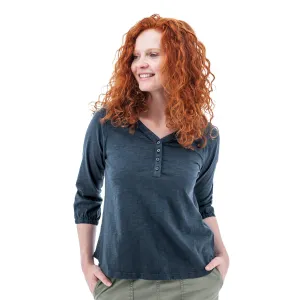 Este Organic Cotton V-Neck Henley - M19664