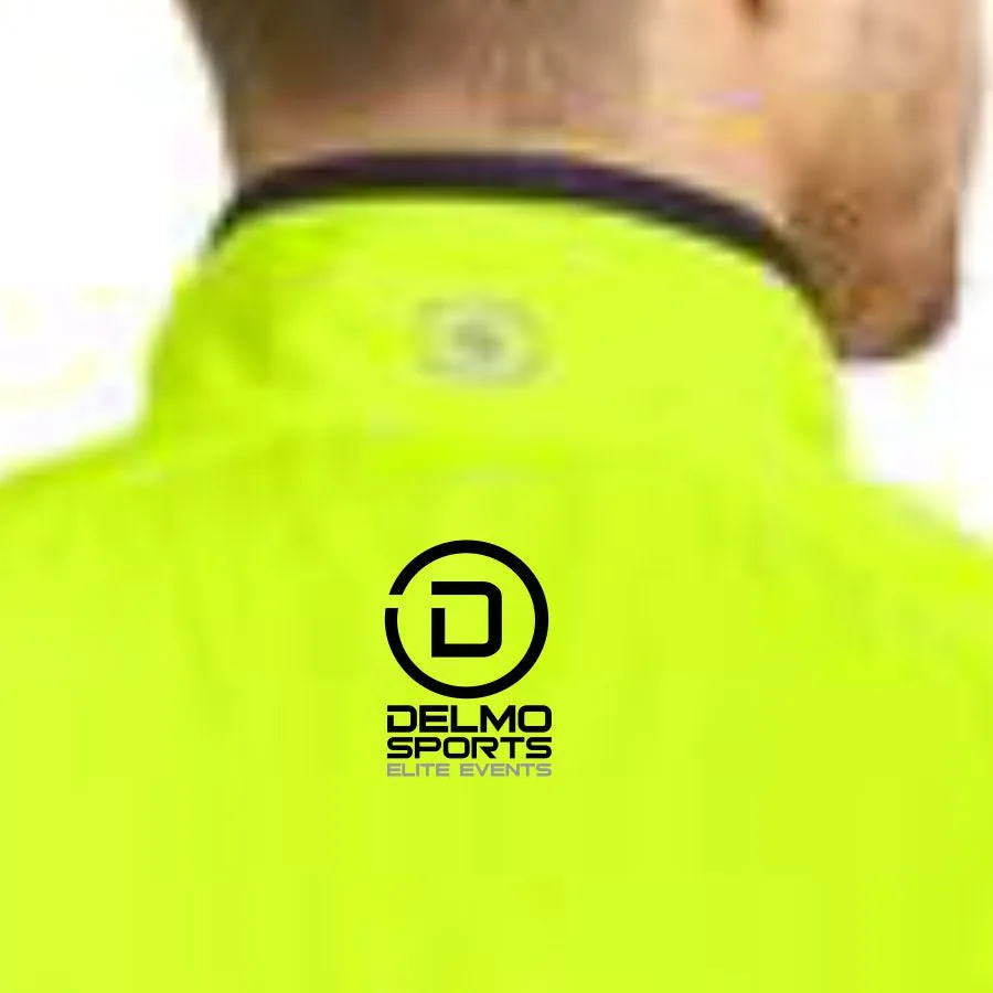 ETC Men's DWR Zip Reflective Jacket -Pace Yellow- Embroidered