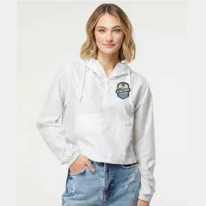 ETC Women's Crop Hoody Windbreaker -White Camo- LCP
