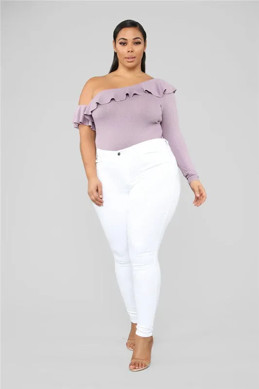Fashion Women's Elasticity Skinny Jeans High Waist Pencil Pants