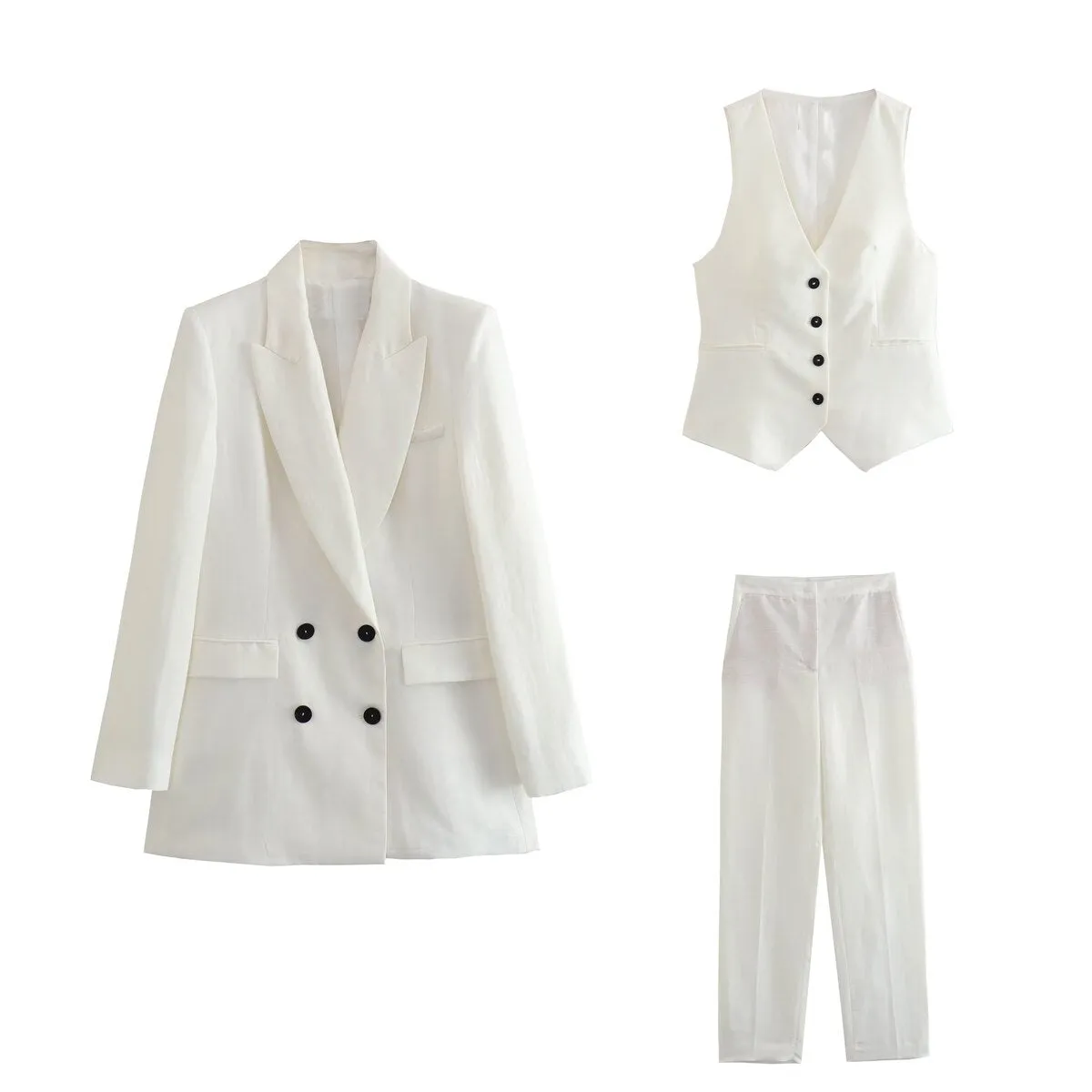 Fashion Women's Suit Set Autumn Outfits for Women Women's Suits Set 2 Elegant Pieces Woman Pants Chic Trouser Blazer