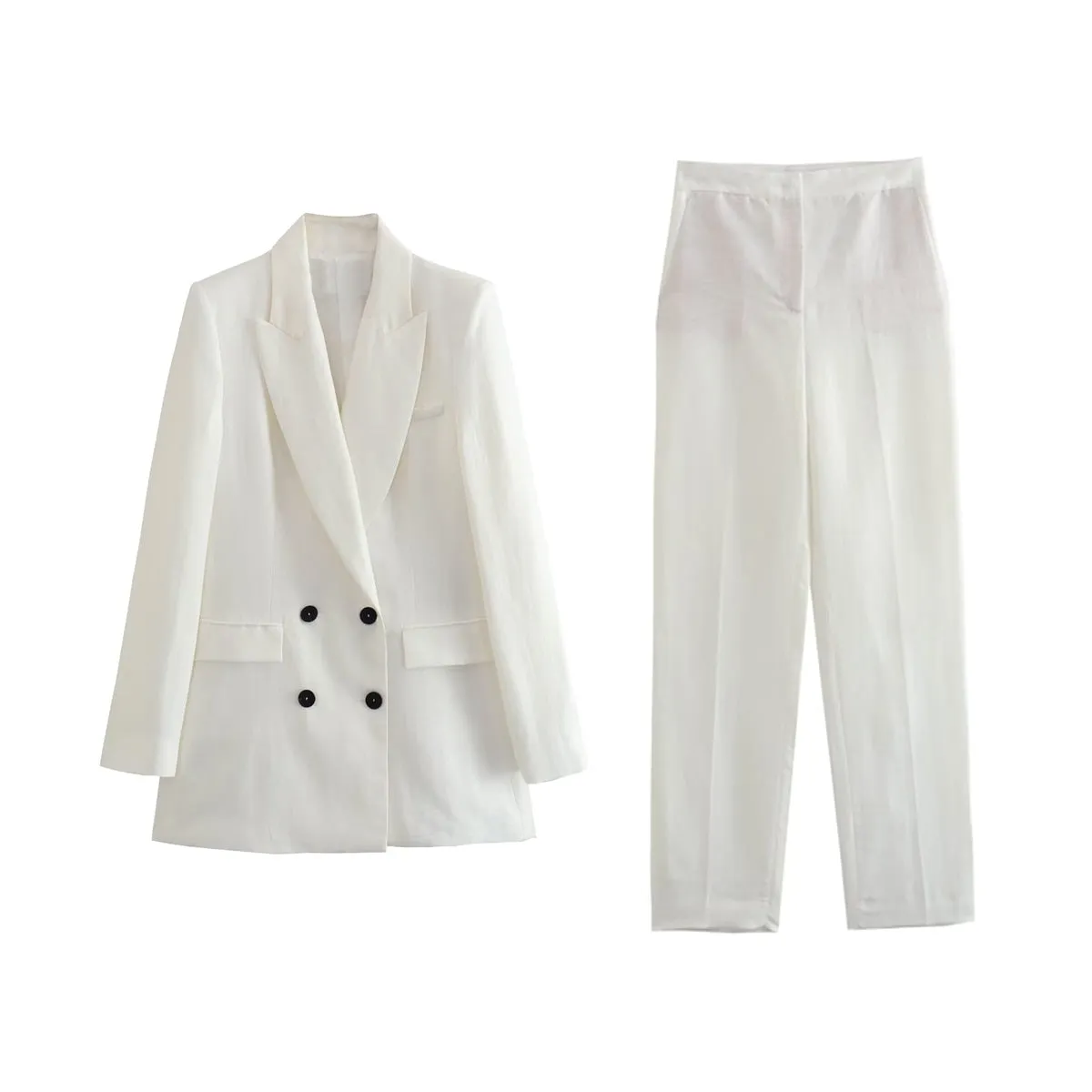 Fashion Women's Suit Set Autumn Outfits for Women Women's Suits Set 2 Elegant Pieces Woman Pants Chic Trouser Blazer