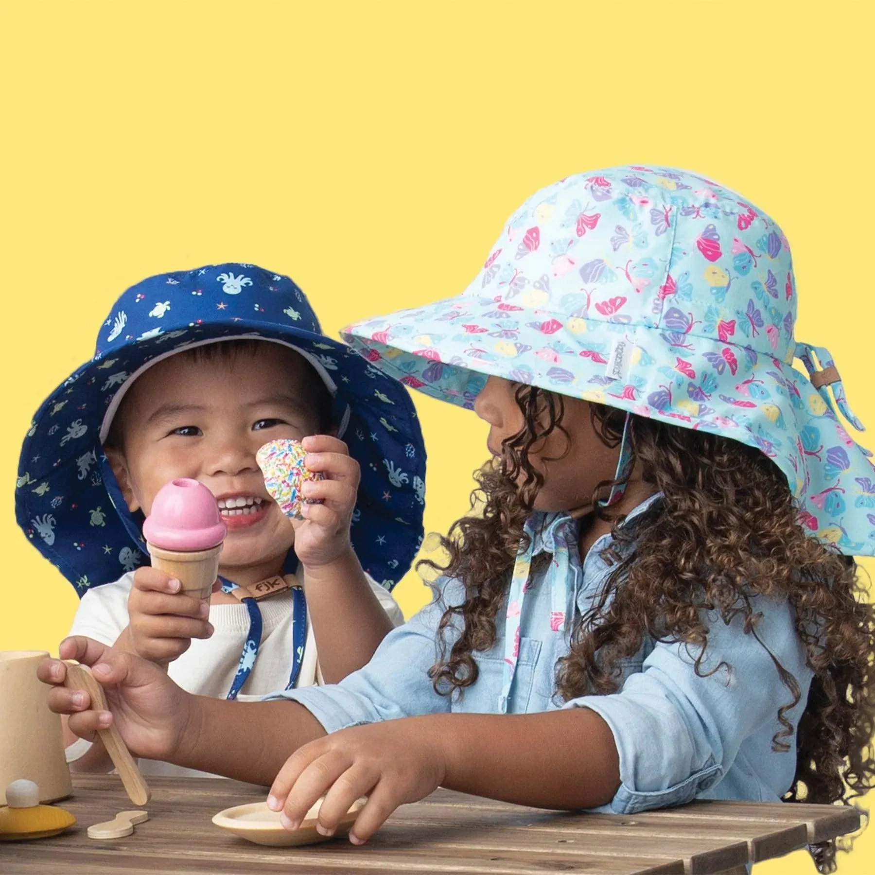 FlapJack Kids UPF50  Sun Hat with Neck Cape