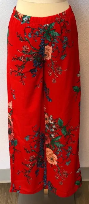 FLORAL SHEER PANTS